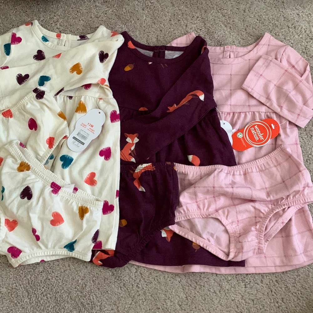 NWT wonder Nation Long Sleeve Dresses